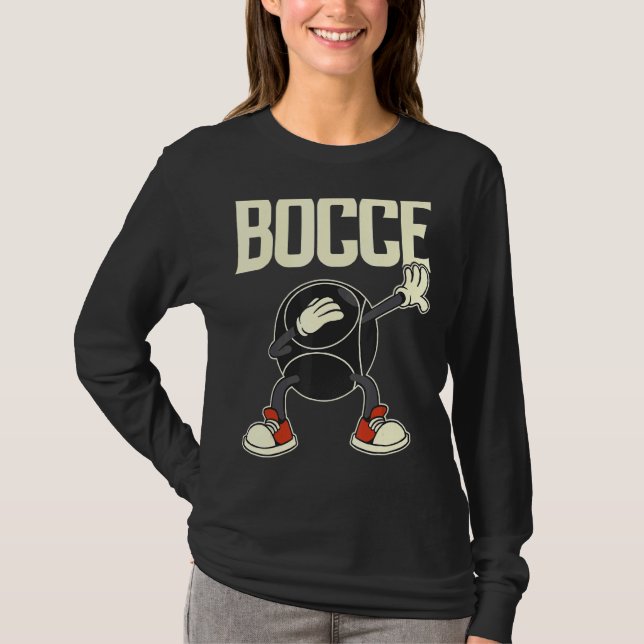 Camiseta Bola De Bocce Com Jack Bocci Dab Game Bocce (Frente)