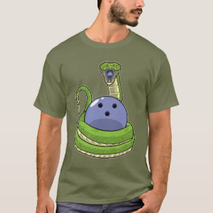 Camiseta Bola de boliche Boliche cobra