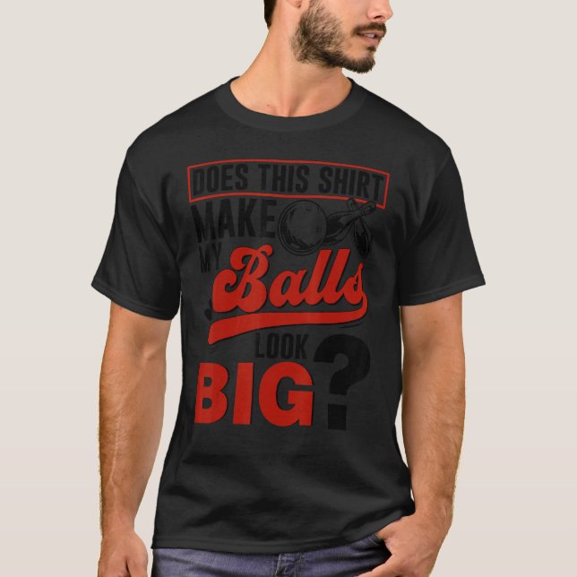 Camiseta Bola de boliche Bowler (Frente)
