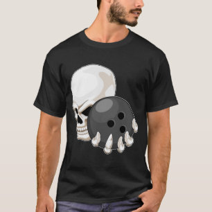 Camiseta Bola de boliche Caveira