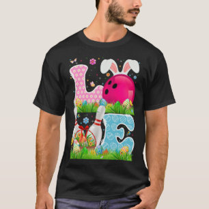 Camiseta Bola de boliche de amor e marionetas Homens do Dia