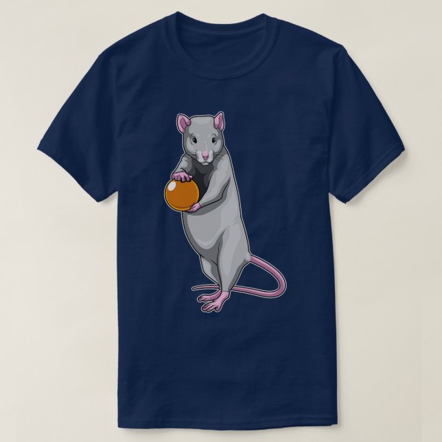 Camiseta Bola de boliche de Boliche (Frente do Design)