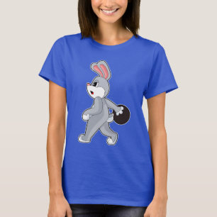 Camiseta Bola de boliche de Boliche de coelho