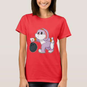 Camiseta Bola de boliche de Boliche de coelho
