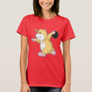 Camiseta Bola de boliche de Boliche de Hamster