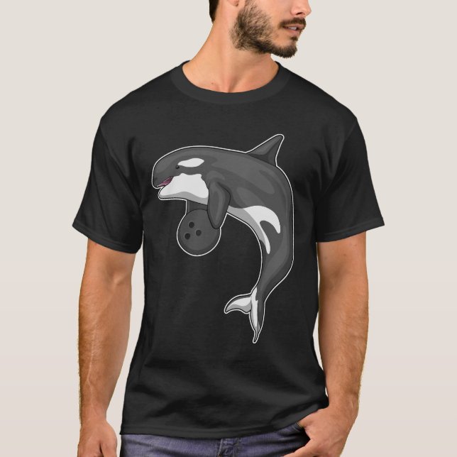 Camiseta Bola de boliche de Boliche de Orca (Frente)
