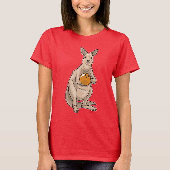 Camiseta Bola de boliche de Boliche Kangaroo (Frente)