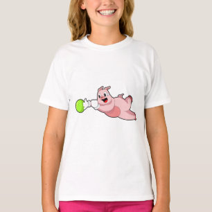 Camiseta Bola de boliche de porcos