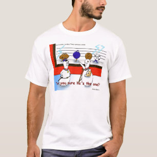 Camiseta Bola de Boliche Divertida Polícia em Fila