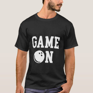 Camiseta Bola de Boliche Game ON - Strike, Spare, Rei do Bo