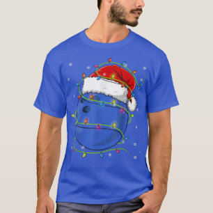 Camiseta Bola de boliche Natal Santa Hat Matando Família P