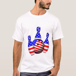 Camiseta Bola de boliche patriótica