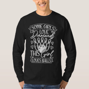 Camiseta Bola de Boliche Pino Jogador de Boliche Strike Equ