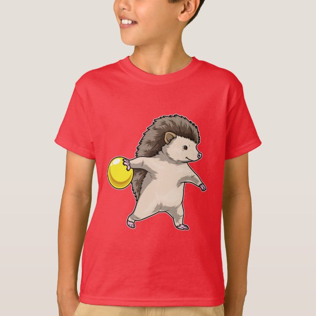 Camiseta Bola de bolicheouriço-cacheiro (Frente)