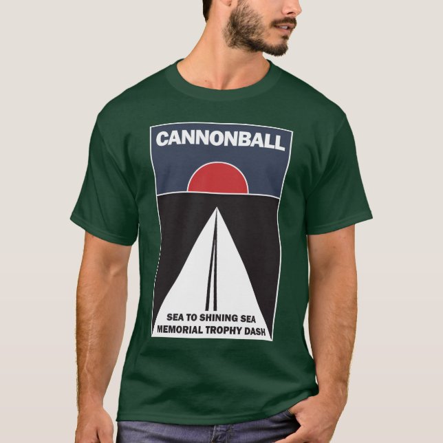 Camiseta bola de canhão correndo de presente de filme (Frente)