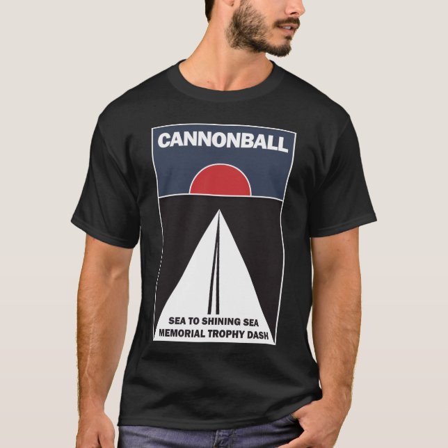 Camiseta bola de canhão correndo de presente de filme (Frente)