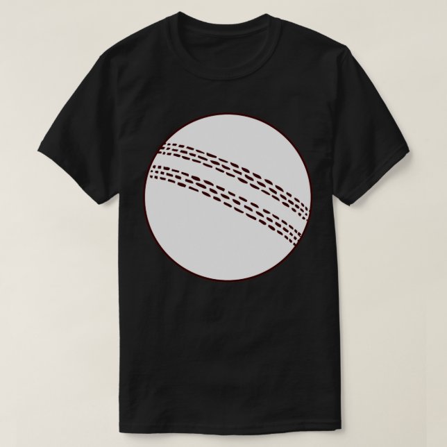 Camiseta bola de críquete4 (Frente do Design)