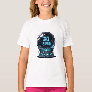 Camiseta Bola de Cristal Cyberpunk Futuro Não Encontrado Cr