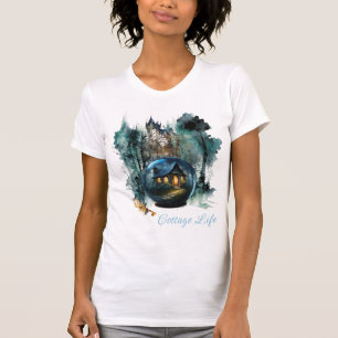 Camiseta Bola de Cristal de Vida de Algodão