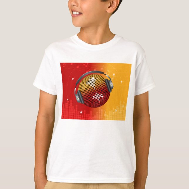 Camiseta Bola de Disco com Espontamento (Frente)