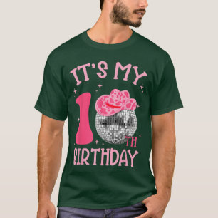 Camiseta Bola de Discoteca com Laço Coquette de Aniversário