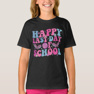 Camiseta Bola de Discoteca do Último Dia Feliz de Aula Groo