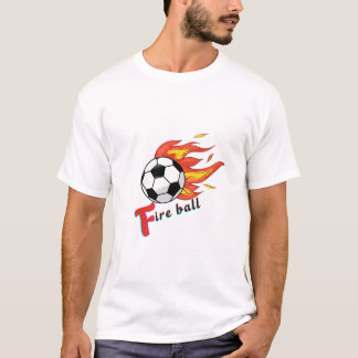Camiseta Bola de Fogo - Futebol em Fogo