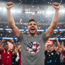 Bola de Futebol Bandeira dos EUA Patriótica Futebo