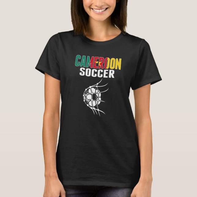 Camiseta Bola De Futebol Camarões Na Net Camarões S (Frente)