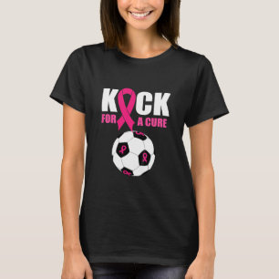 Camiseta Bola De Futebol Com Laço Rosa Para Meninas Meninos