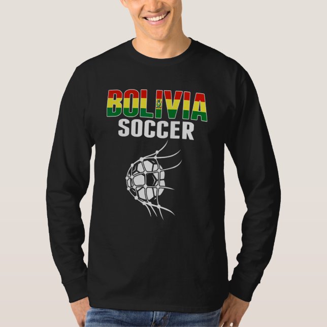 Camiseta Bola de Futebol da Bolívia na Rede  Apoiadores do  (Frente)