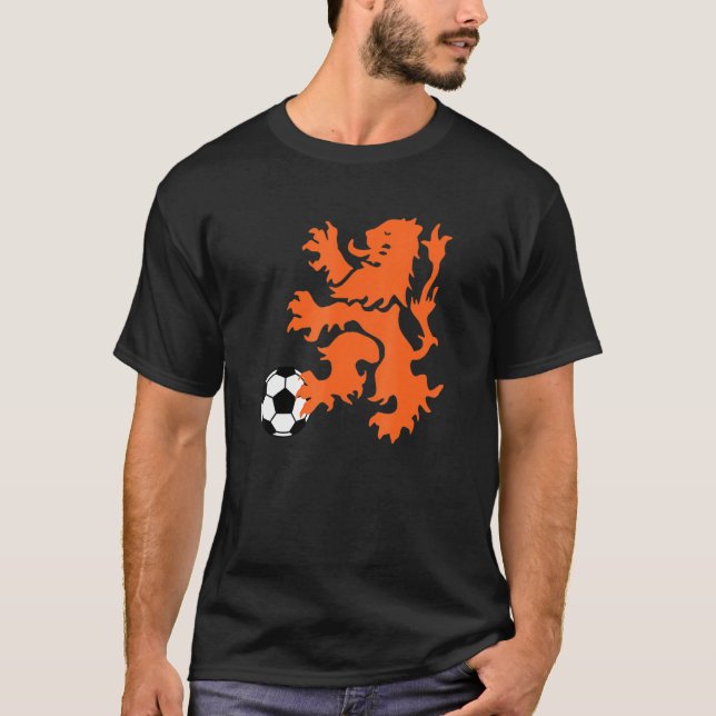 Camiseta Bola de Futebol do Lion Neerlandês (Frente)