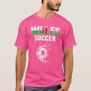 Camiseta Bola De Futebol Do País De Gales Na Net Goal Welsh