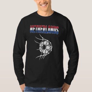 Camiseta Bola de Futebol dos Países Baixos na Rede Apoie