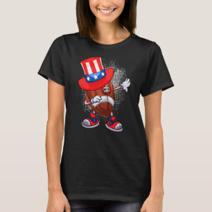Camiseta Bola de Futebol e Tio Sam Hat Americano 4º