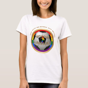 Camiseta Bola de Futebol Mulheres do Orgulho