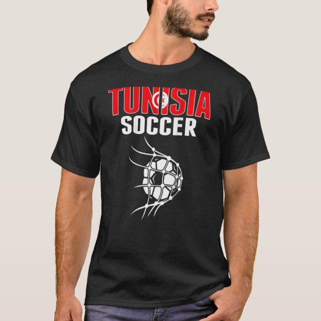 Camiseta Bola De Futebol Na Tunísia Na Internet (Frente)