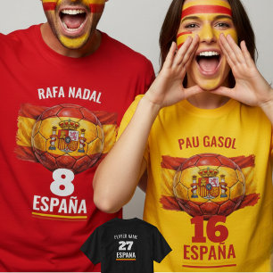 Camiseta Bola de Futebol Orgulho da Seleção Espanhola de Fu