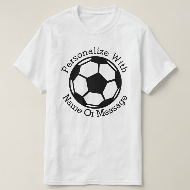 Camiseta Bola de Futebol PERSONALIZADA (Frente do Design)