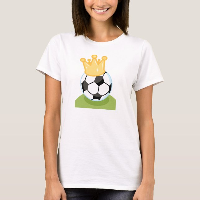 Camiseta Bola de futebol que veste t-shirt e presentes da (Frente)