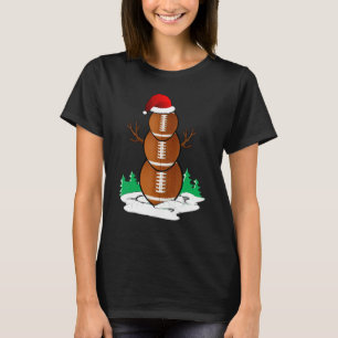 Camiseta Bola de Futebol Santa Hat Natal Pajama X