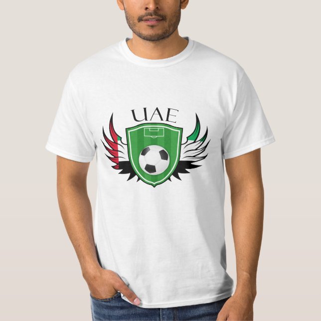 Camiseta Bola de Futebol UAE (Frente)