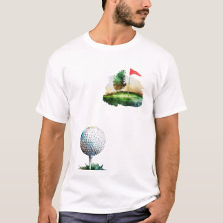 Camiseta bola de golfe
