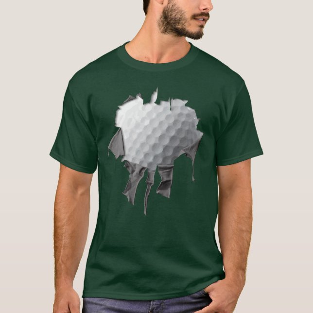 Camiseta Bola de Golfe Amassada (Frente)