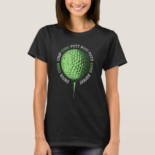 Camiseta Bola de Golfe Cusf Maluca Humor de Golfe Tamei Esp