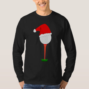 Camiseta Bola de Golfe Natal Férias de Golfe
