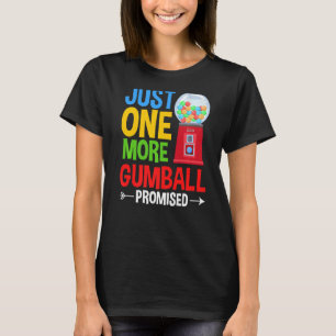 Camiseta Bola de Goma Mágica de Máquina Mágica Goma de masc