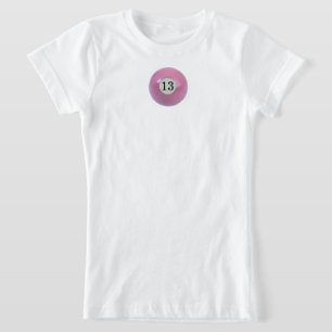 Camiseta Bola de Matiz Rosa 13