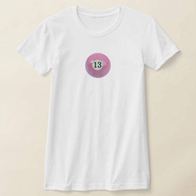 Camiseta Bola de Matiz Rosa 13 (Postura )