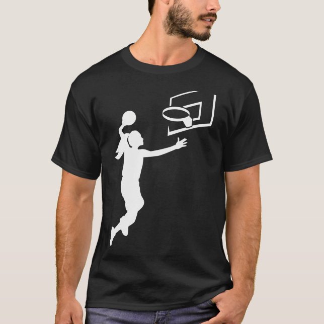 Camiseta Bola de mulheres de basquete (Frente)